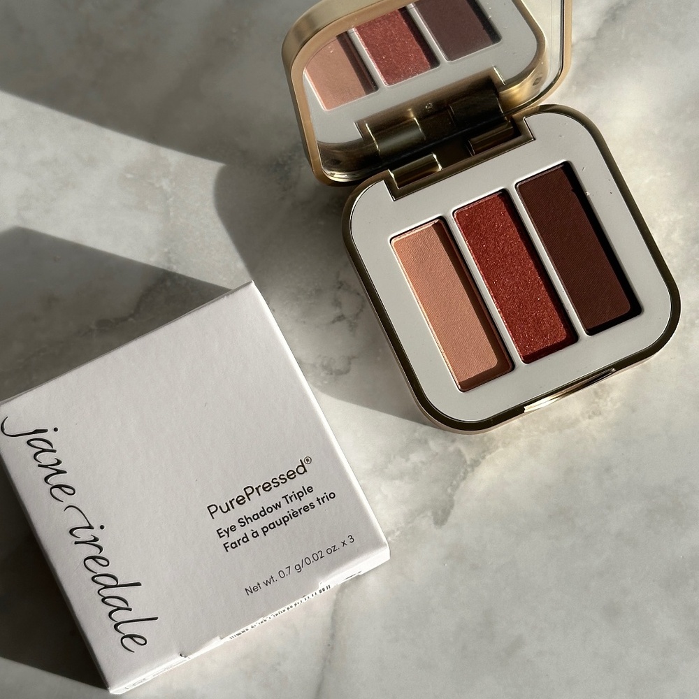 Jane Iredale PurePressed Eye Shadow Triple in Wildflower